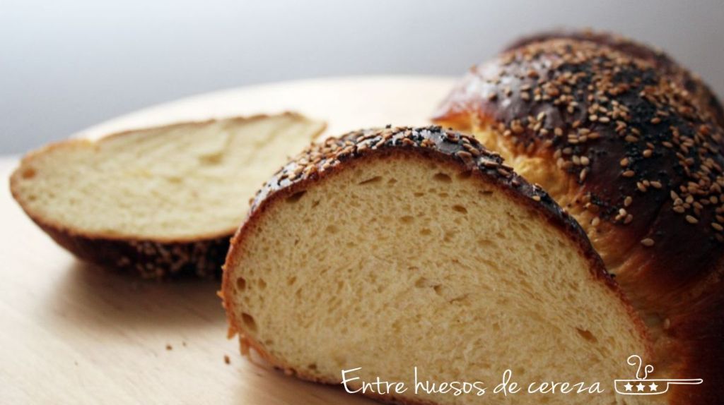 Pan dulce de miel y azafrán