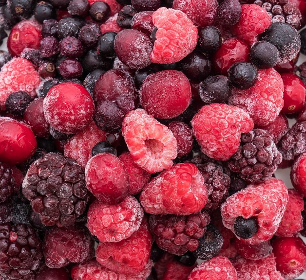 Espuma de fruta congelada en Thermomix